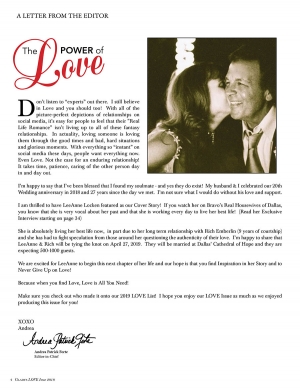 2019 Love Issue Editor&#039;s Letter