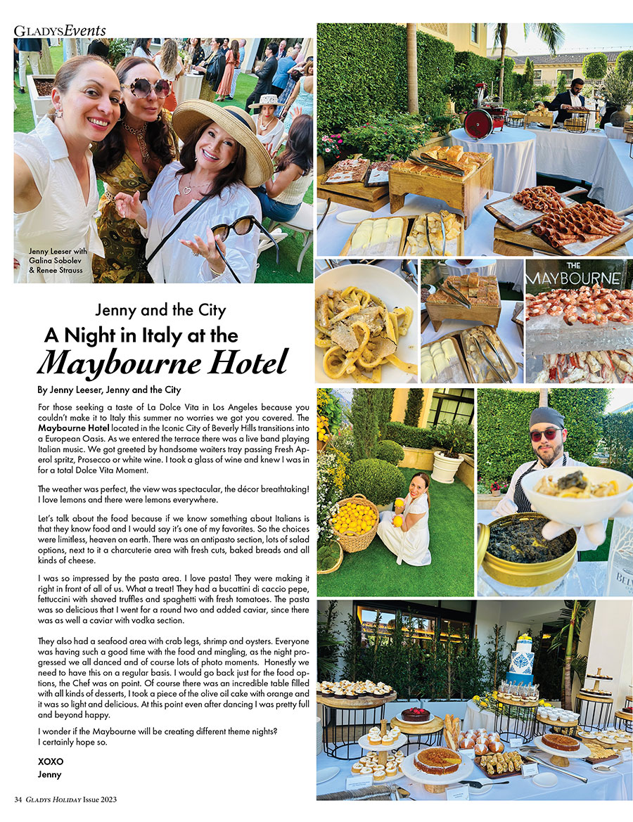 A Night in Italy at the Maybourne Hotel