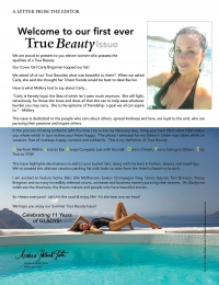Letter from the Editor/At the Cover Shoot